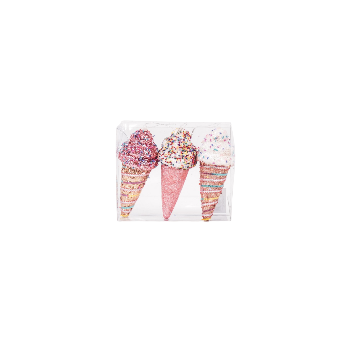 Addobbi albero di Natale Gelato - Set da 3