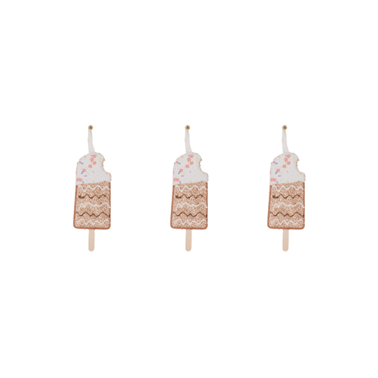 Addobbi albero di Natale Gelato - Set da 3