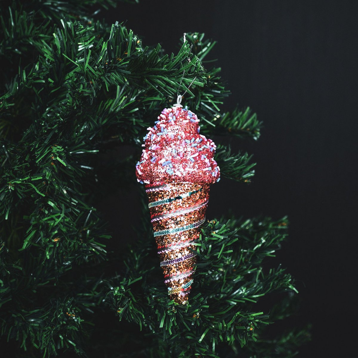 Addobbi albero di Natale Gelato - Set da 3