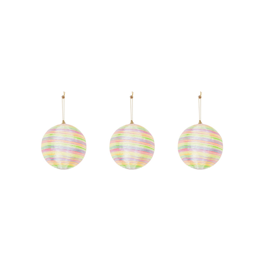 Palline di Natale Rainbow - Set da 3